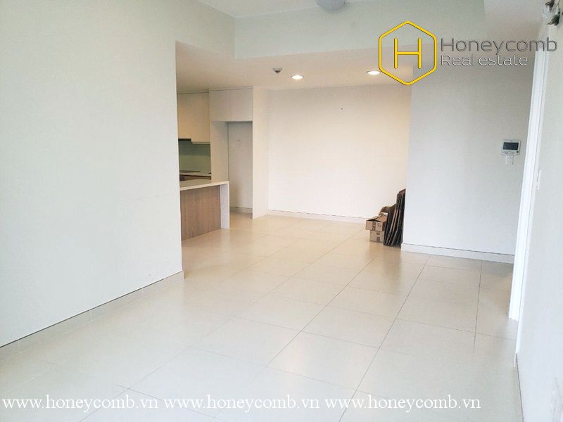Căn hộ 3 phòng ngủ chưa có nội thất, rộng rãi và thoáng mát tại Masteri Thảo Điền cho thuê