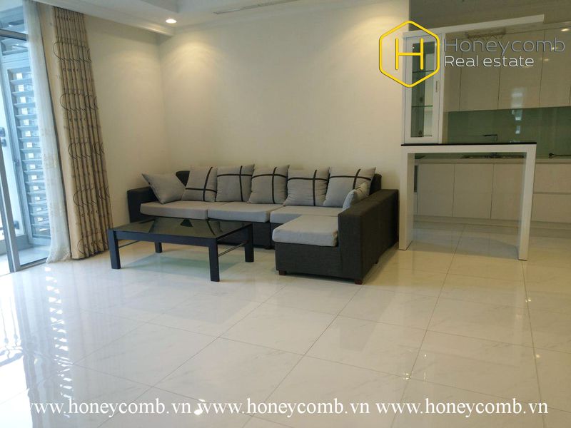 Căn hộ 3 phòng ngủ với thiết kế mộc mạc cho thuê tại Vinhomes Central Park