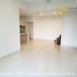The unfurnished 3 bed-apartment is spacious and airy at Masteri Thao Dien