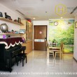 The 2 bed-apartment with artistic and eye-smoothing design at Vinhomes Central Park
