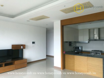 The semi-furnished 3 bed-apartment with sun-filled space at XI Riverview Palace