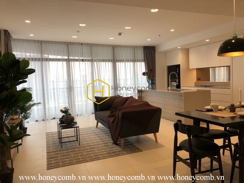 Căn hộ đậm chất nghệ thuật tại City Garden đang cho thuê - Sáng sủa, tao nhã & Hiện đại