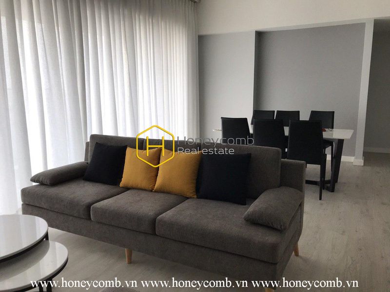 The Gateway Thao Dien 3 beds aparmtent with luxury decoration
