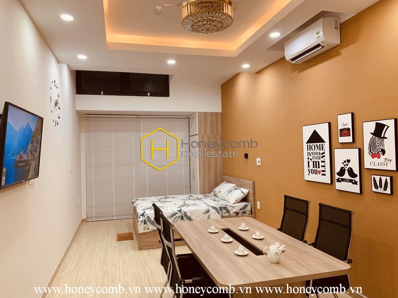 Căn hộ ở The Sun Avenue với cấu trúc ấn tượng , đầy màu sắc