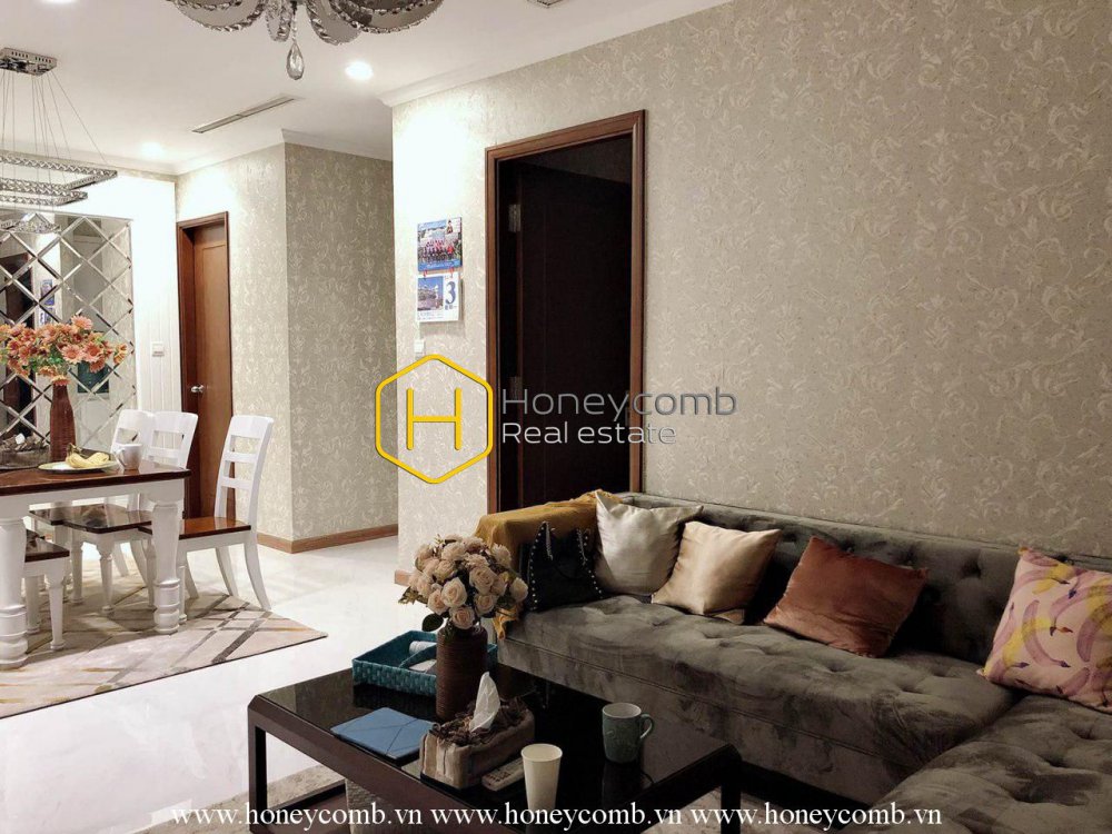Căn hộ 3 phòng ngủ đầy đủ tiện nghi và ấm cúng cho thuê tại Vinhomes Central Park