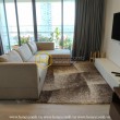 The shiny and cozy 2 bed-apartment is ready to move in at Gateway Thao Dien