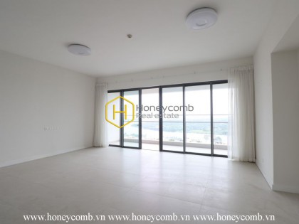 Impressed by the excellent and airy view of the unfurnished apartment in Gateway Thao Dien