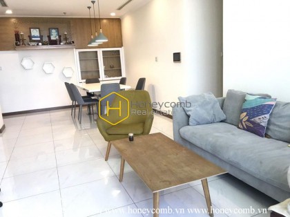 Sightsee the Saigon River as well as the whole city with this Vinhomes Central Park apartment