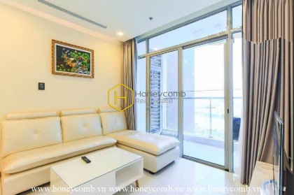Cho thuê căn hộ có vị trí đắc địa tại Vinhomes Central Park với thiết kế mộc mạc