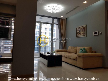 The 2 bedrooms-apartment with mid-century modern style in Vinhomes Central Park