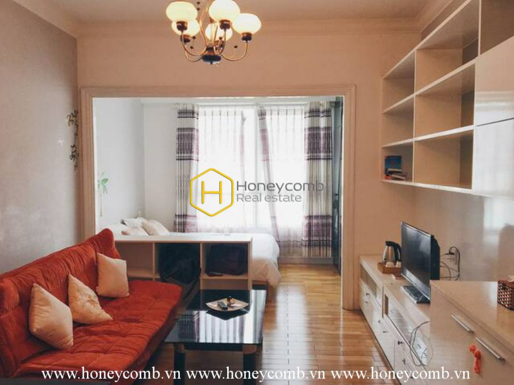 A distintive apartment in The Manor Officetel that have speacial dark design