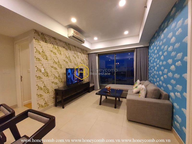 Wonderful 2 bedrooms apartment in Masteri Thao Dien for rent with river view
