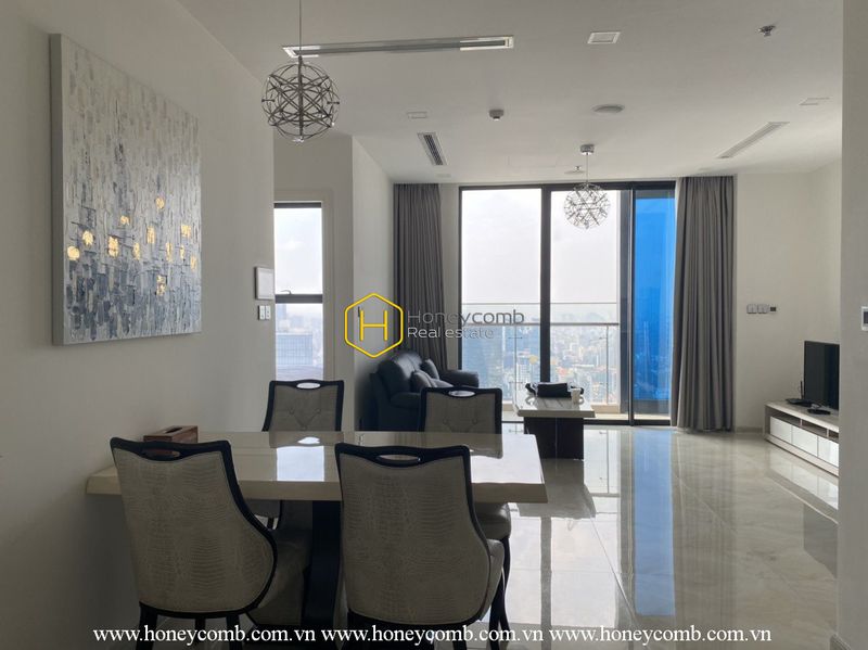 Day by day enjoy the stunning space and amazing atmosphere in this Vinhomes Golden River apartment