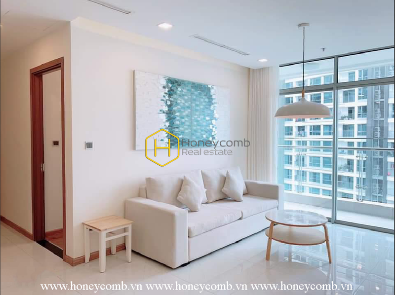 Si mê căn hộ với sắc trắng tinh khôi trong căn hộ Vinhomes Central Park