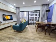 Warm vibe spreading over this Masteri Thao Dien apartment