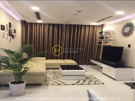 Simple yet luxurious atmosphere created in this Vinhomes Central Park apartment