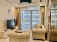 A romantic atmosphere spreading over this Vinhomes Central Park apartment