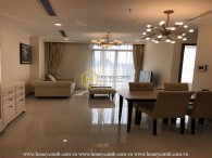 Simple but luxurious apartment for lease in Vinhomes Central Park