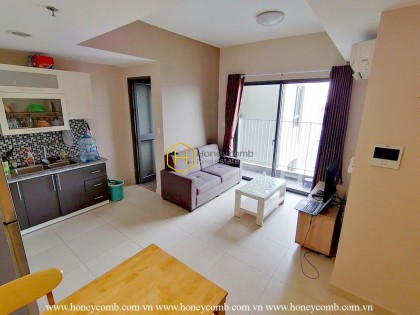 The 2 bed-apartment is both strong and masculine at Masteri Thao Dien