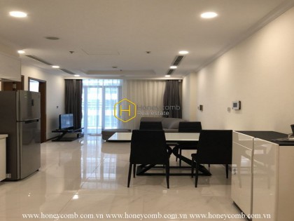 1-bedroom apartment with lovely and sweet decor in Vinhomes Central Park