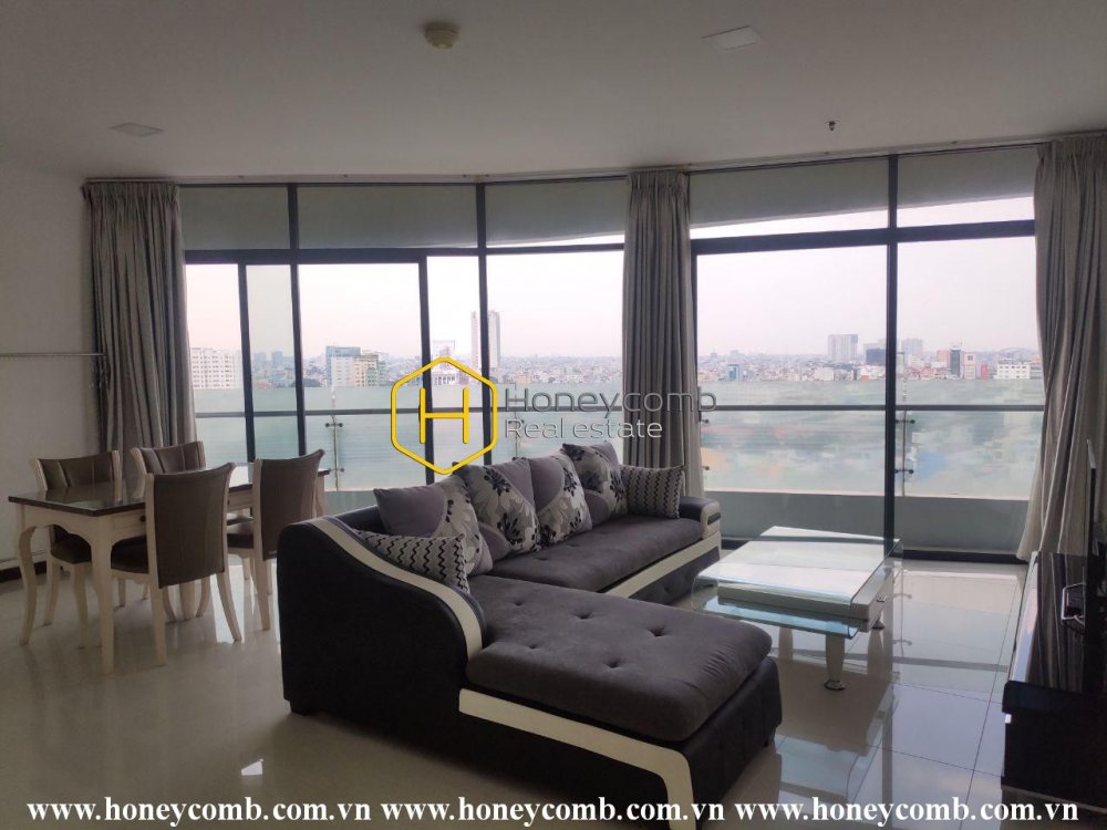 Căn hộ 2 phòng ngủ rộng rãi tại City Garden cho thuê