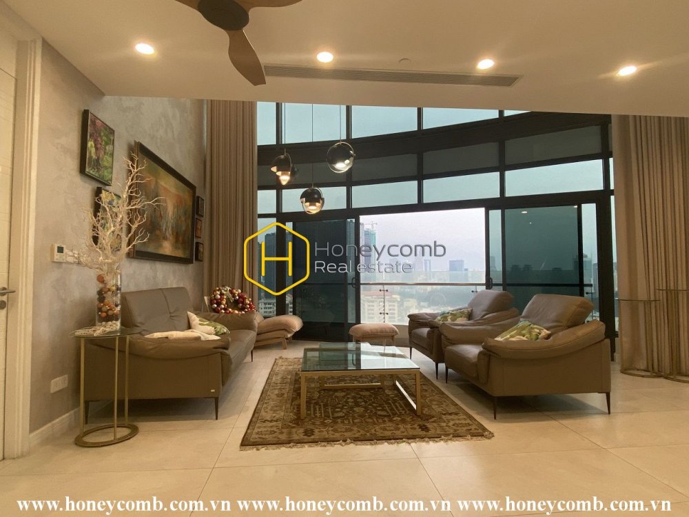 Thưởng thức kiến trúc tráng lệ trong City Garden căn penthouse