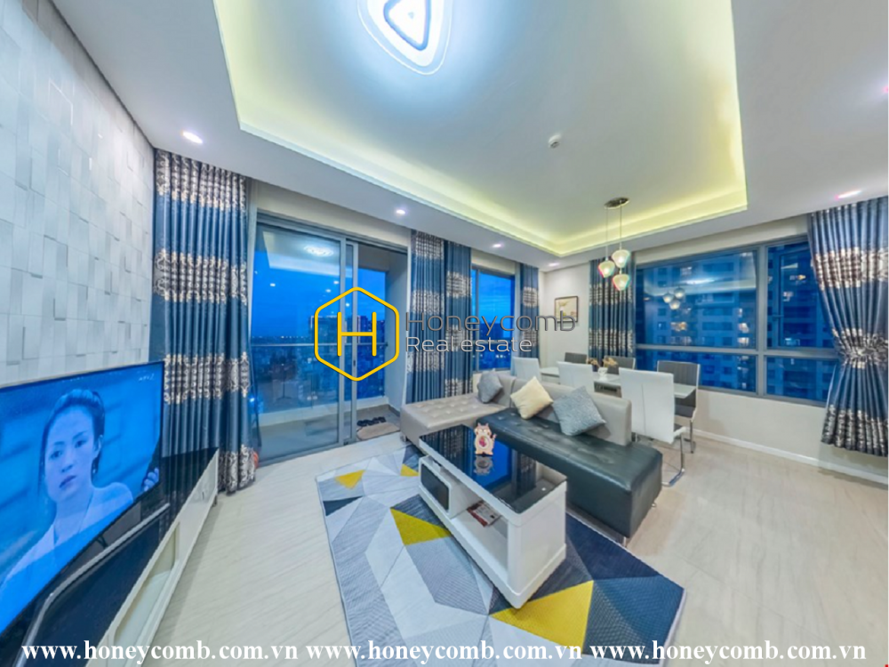 The elegance and modernity makes this 2 bed-apartment become the great choice at Diamond Island