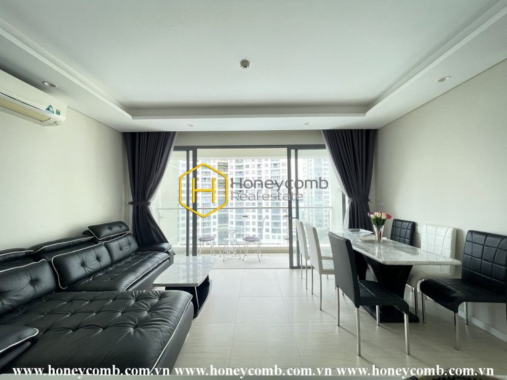 Alluring apartment for rent with rustic design in Diamond Island