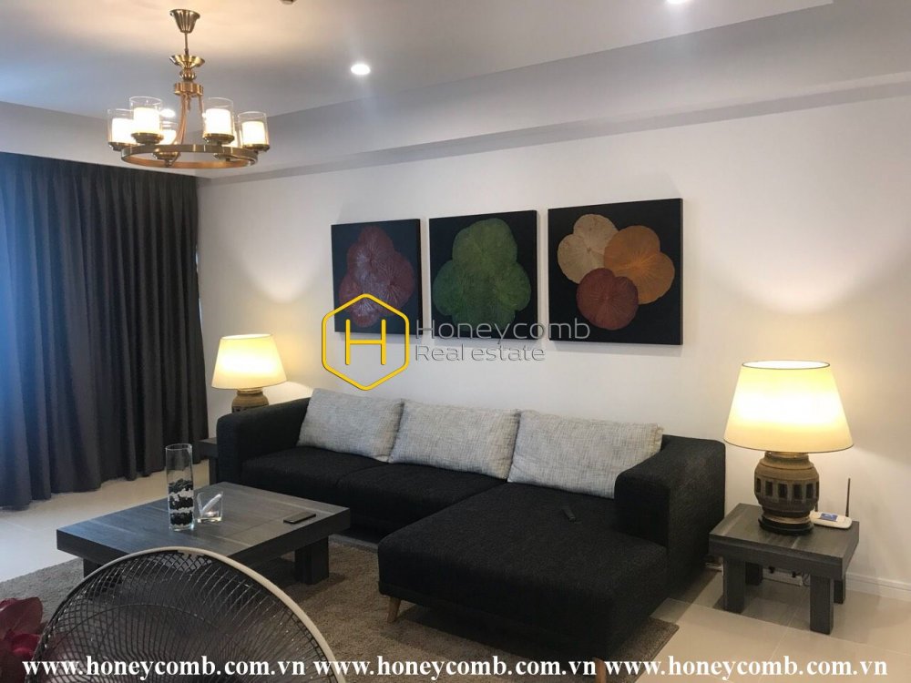 An artistic apartment for rent with mysterious design in Sai Gon Pearl