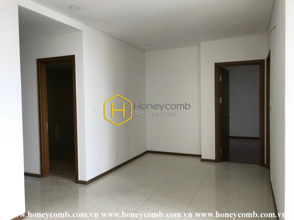 Căn hộ không nội thất rộng rãi và tràn ngập ánh nắng ở Thảo Điền Pearl