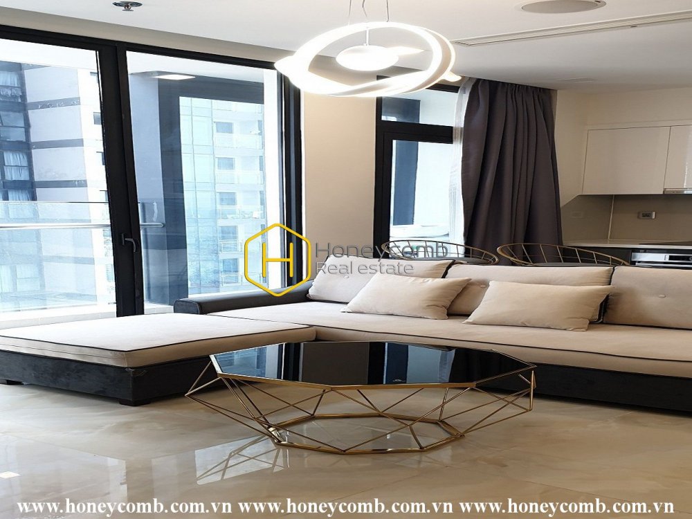 Ấn tượng với bố cục sáng màu trong căn hộ Vinhomes Golden River