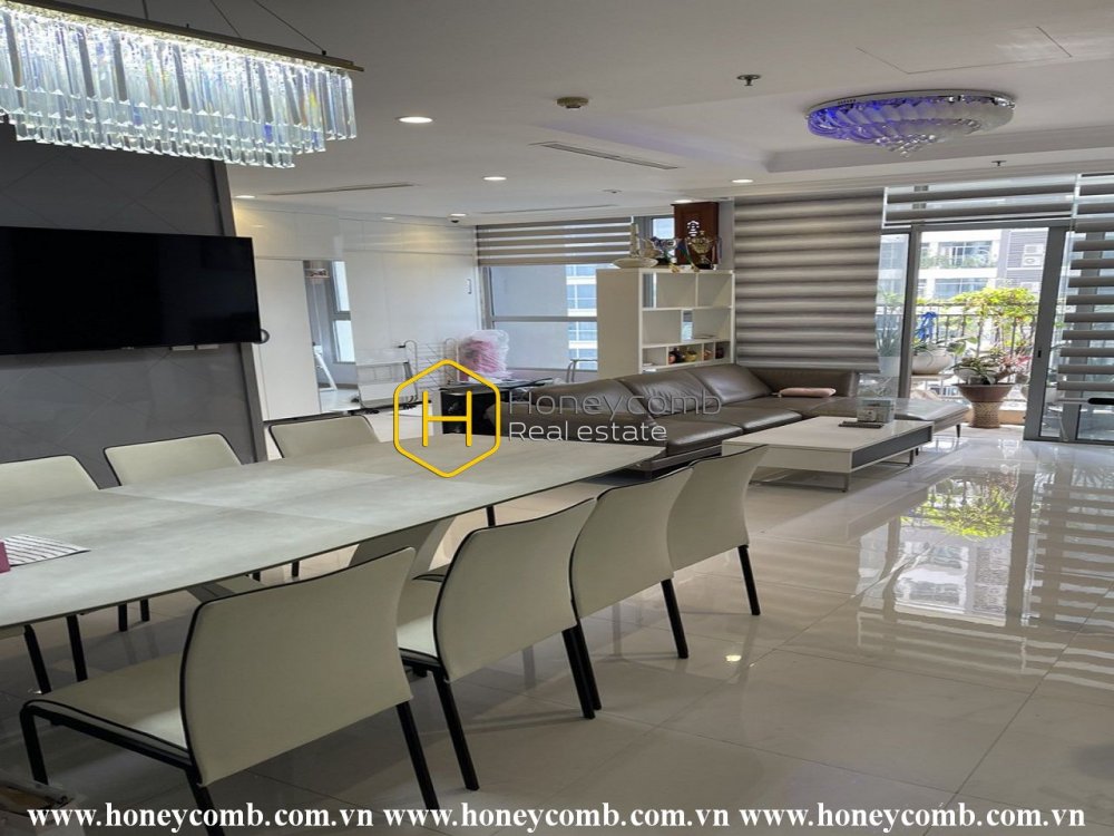 Không thể nào rời mắt khỏi kiến trúc tráng lệ trong căn hộ cao cấp ở Vinhomes Central Park