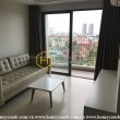 Masteri Thao Dien apartment with simple furniture and two bedrooms for rent