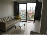 Masteri Thao Dien apartment with simple furniture and two bedrooms for rent