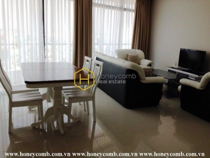 Full furnished 2-beds apartment in City Garden for rent