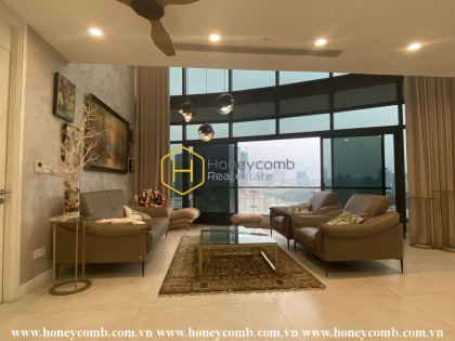 Indulge the magnificent architecture in City Garden penthouse