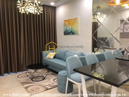 Look no further! The coolest 2 bedrooms apartment awaits you in Vinhomes Golden River for lease