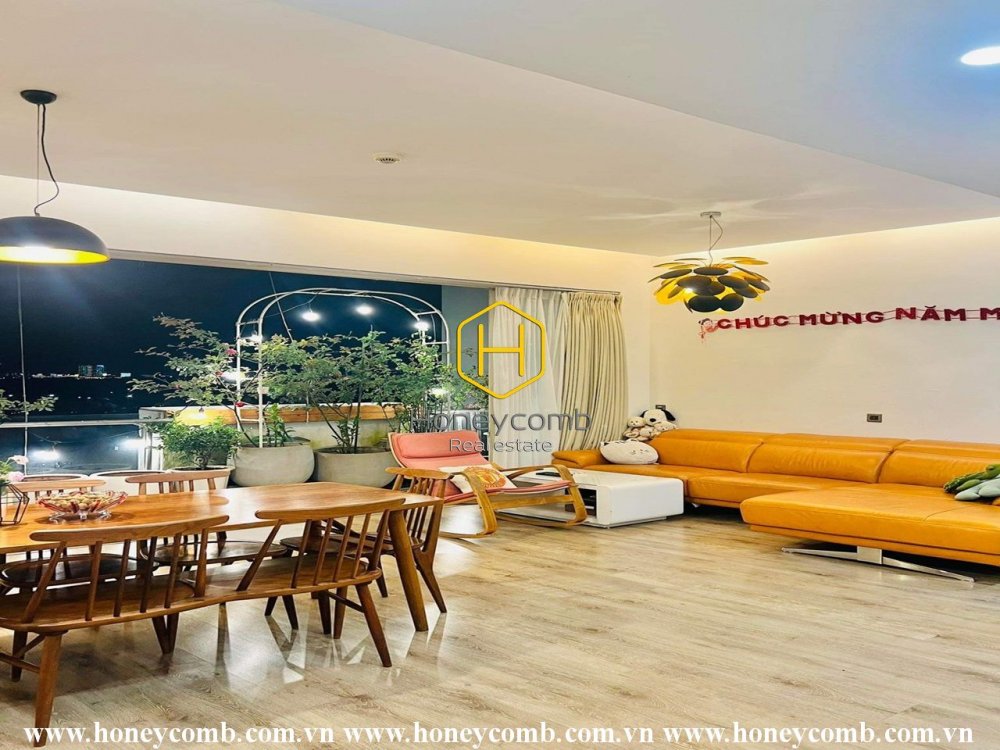  Nội thất hiện đại với 2 phòng ngủ tại The Estella cho thuê