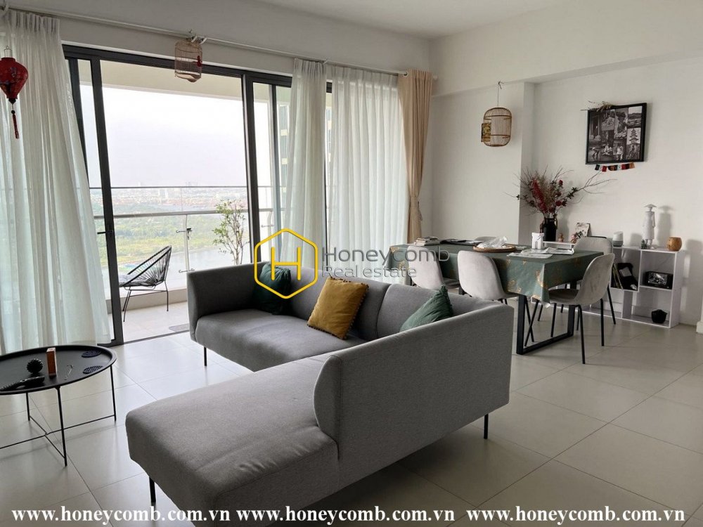 Kiến trúc duyên dáng trong căn hộ cho thuê ở Gateway Thảo Điền