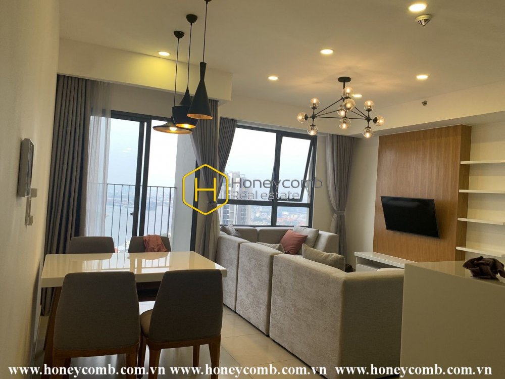 Căn hộ 2 phòng ngủ cho thuê ở Masteri Thảo Điền, giá tốt, đầy đủ nội thất