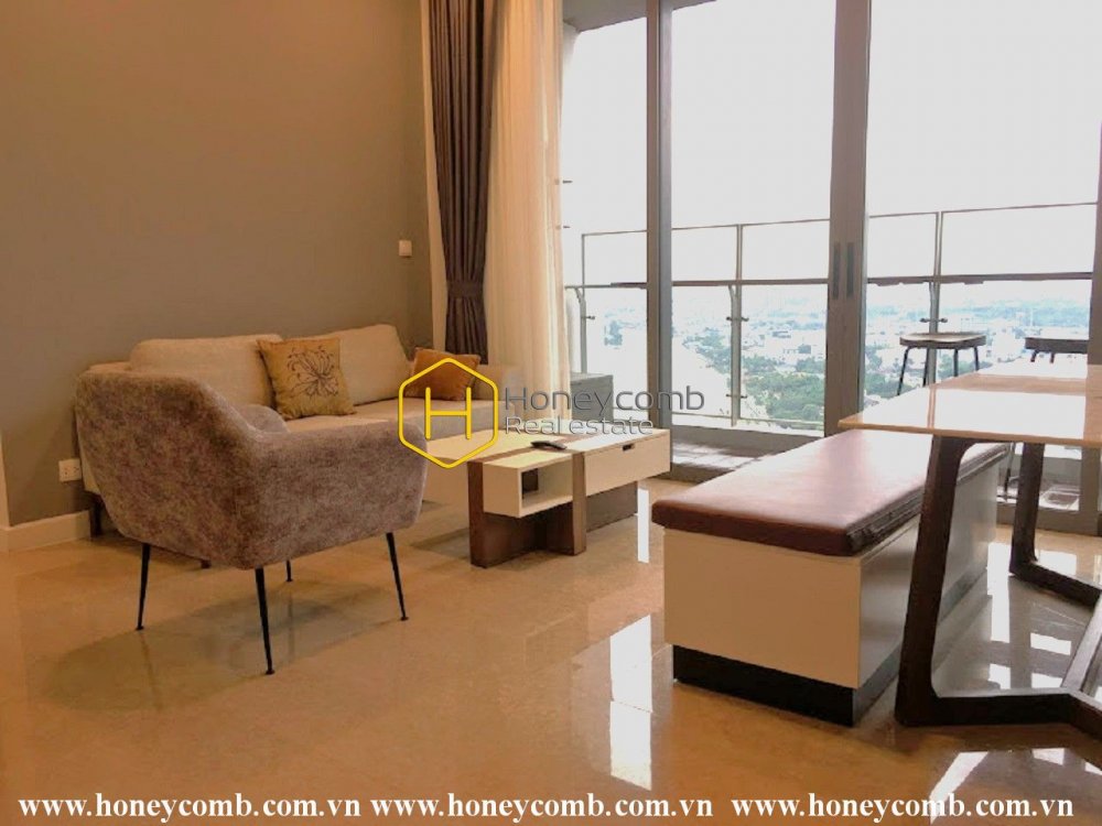 Căn hộ hoàn toàn mới với sắc trắng trẻ trung hiện đang cho thuê tại Nassim Thảo Điền