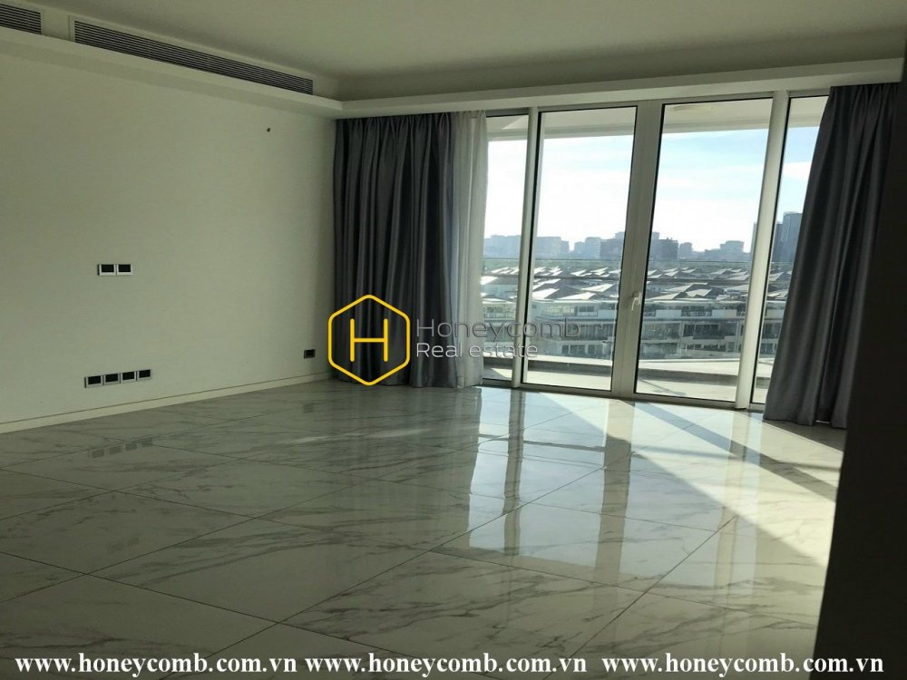 Sun-filled unfurnished apartment with airy city view in Sala Sarica