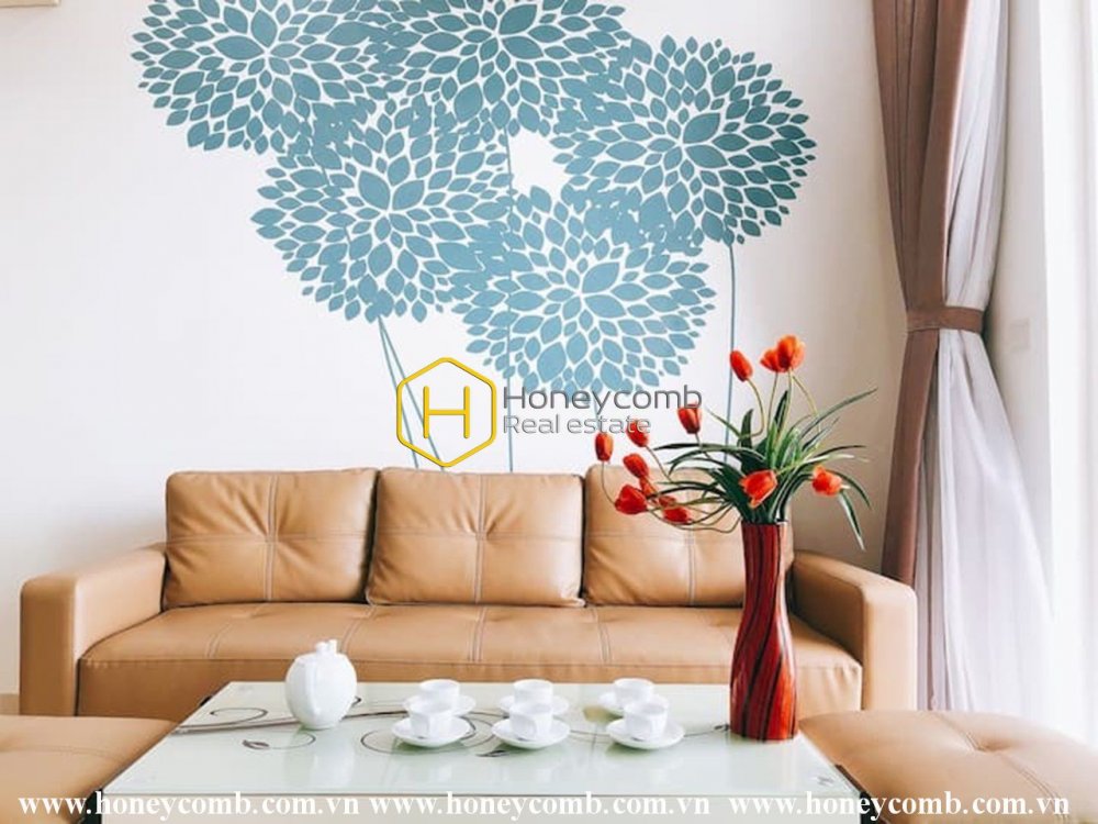 Căn hộ 2 phòng ngủ với thiết kế hoàn thiện cho thuê tại Vista Verde