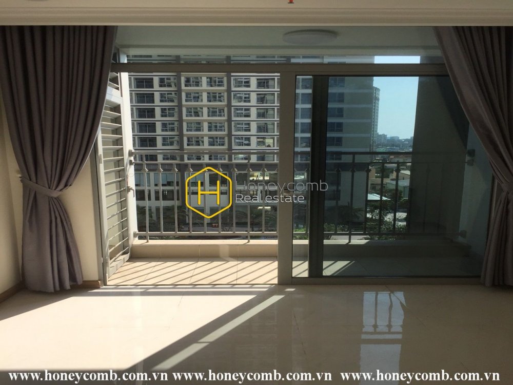 Tận hưởng không gian bình yên trong căn hộ chưa nội thất tại Vinhomes Central Park