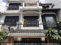 Well - organized design in Retro Style villa for rent at District 2