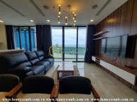 Enjoy the airy riverside view with this luxury furnished apartment in Vinhomes Golden River