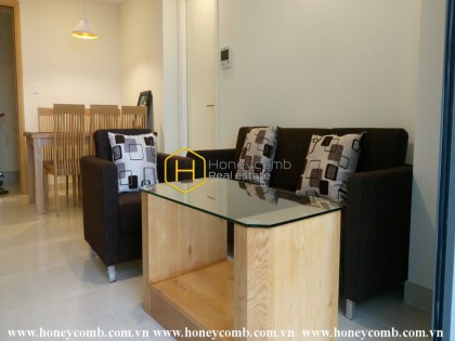 An wooden furnished apartment with river view in Masteri Thao Dien is now for rent!