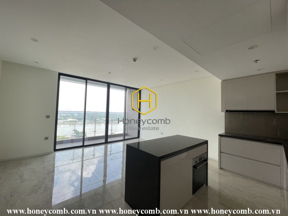 Căn hộ không nội thất siêu rộng ở Thảo Điền Green đang cho thuê!