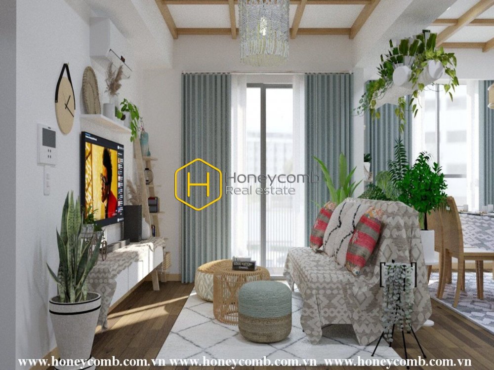 Căn hộ 4 phòng ngủ cực kì rộng rãi ở Masteri Thảo Điền cho thuê