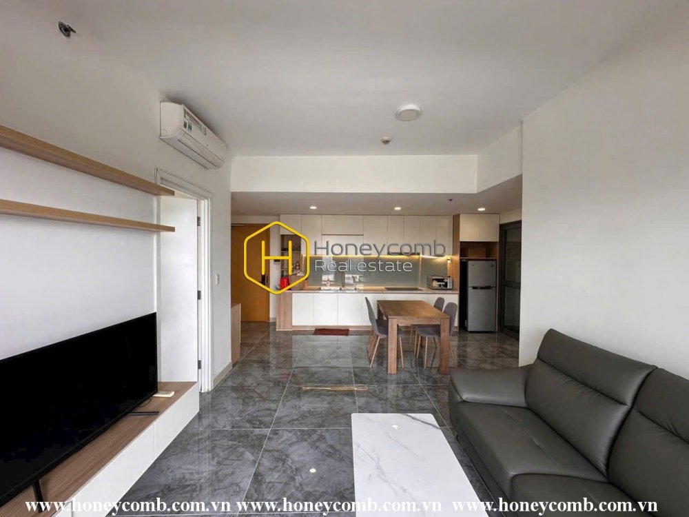 Discover this brand-new, fully furnished apartment available for rent at Masteri Thao Dien